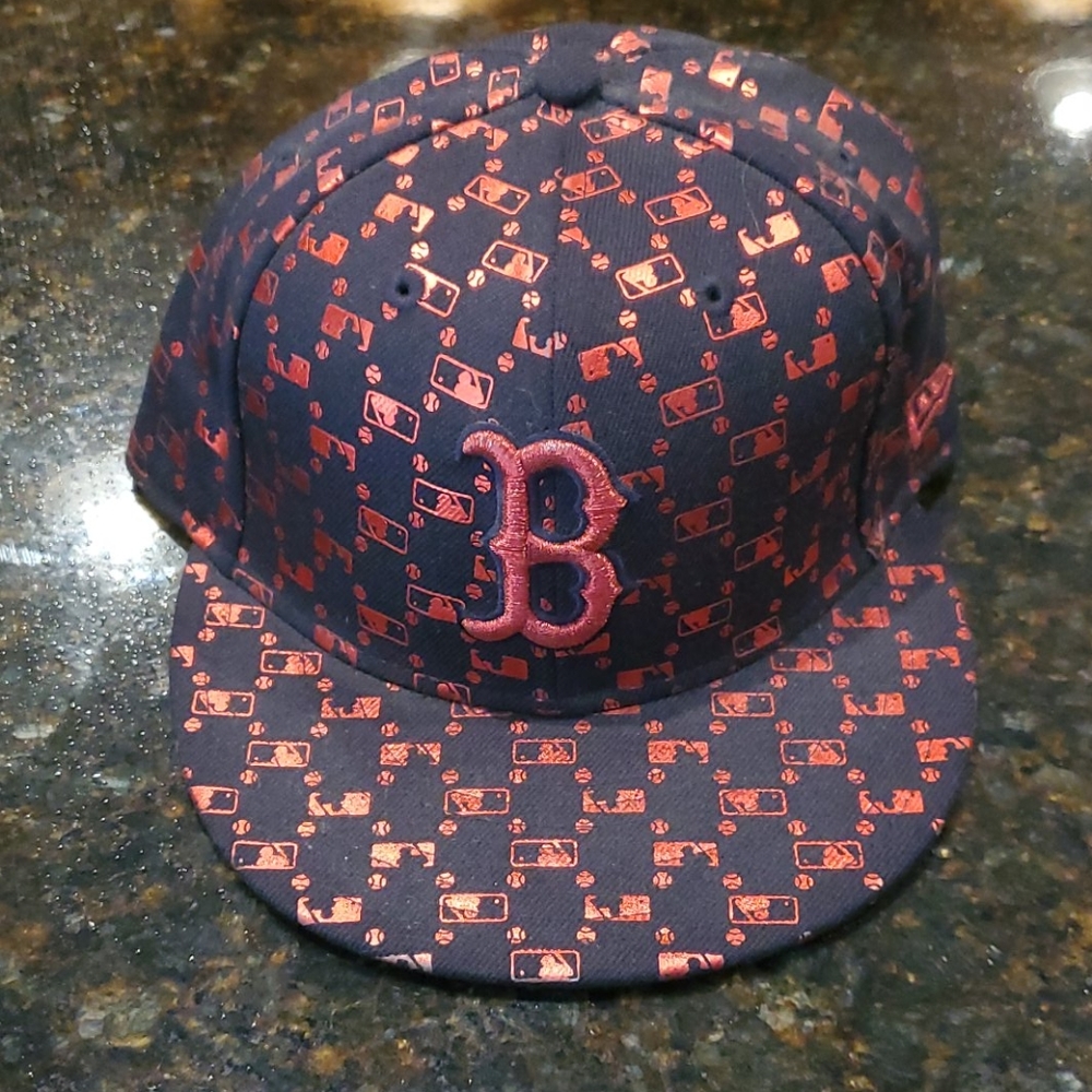 Flat Brimmed Boston Red Sox Baseball Cap